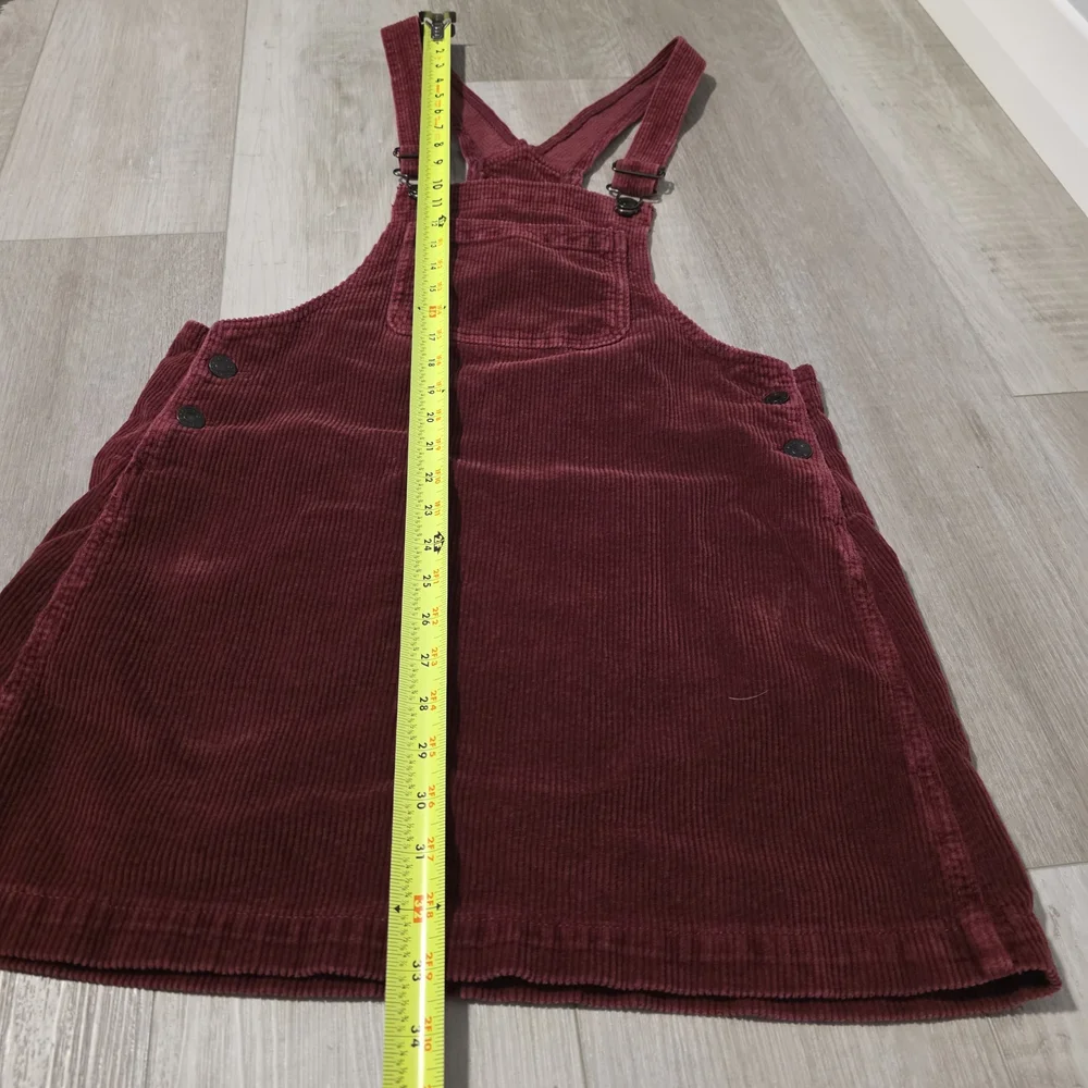 American Eagle Dark Red Corduroy Dress - Picture 6 of 7